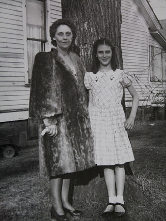 A pose from Ruby and Lavonne Hanneman