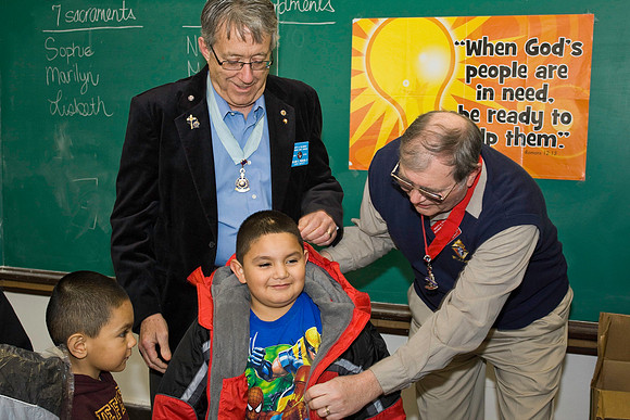 Coats for Kids - St. Patrick Catholic Church, Racine, Wis.
