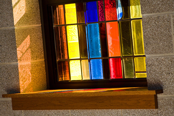 Stained glass, St. Rita Catholic Church, Racine, Wis.
