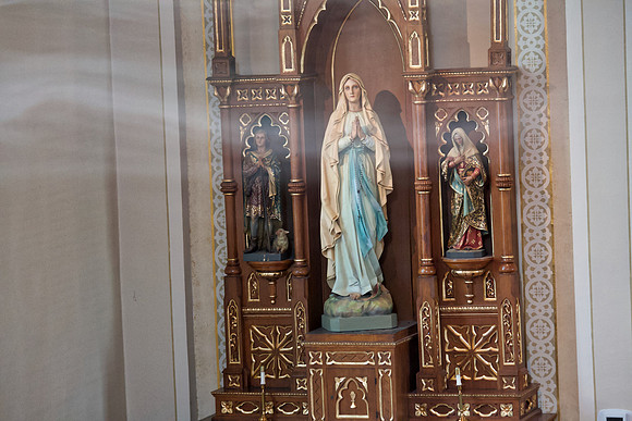 Incense over the Blessed Mother