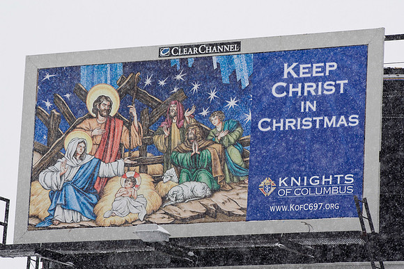 Keep Christ in Christmas Billboard