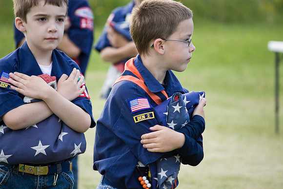 Flag Retirement, Knights of Columbus