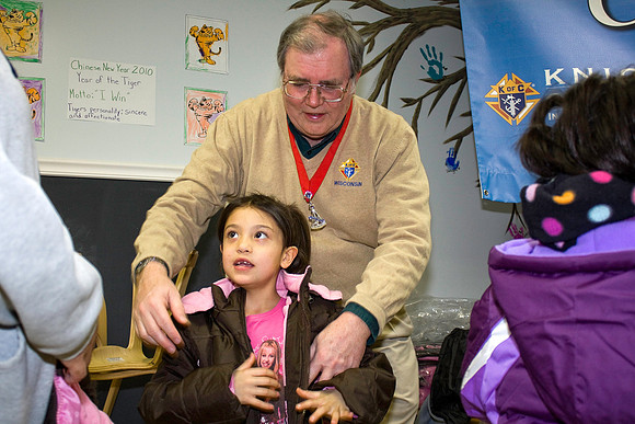 Knights of Columbus Coats for Kids