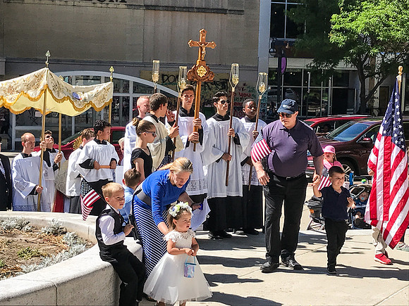Eucharistic Procession, Madison, Wis.